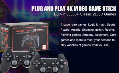 X2 Plus 256G 50000 Game GD10 Pro 4K Game Stick 3D HD Retro Video Game –  Xtreme Scape